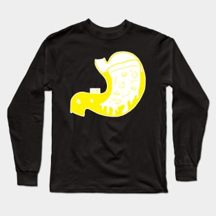 Food in My Stomach - Pizza (Color) Long Sleeve T-Shirt